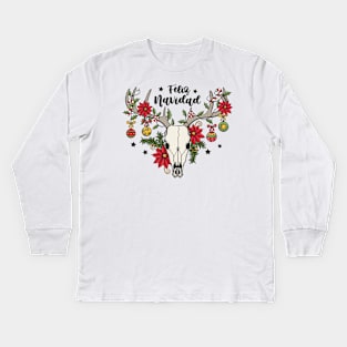 Feliz Navidad Kids Long Sleeve T-Shirt